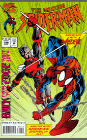 Amazing Spider-Man 395: I can recognise your mouth, nose, chin and voice,  what the hell?