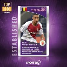 Youri tielemans, cm for leicester city (88). Top 100 Players 21 And Under Established Stars Including Monaco Man Youri Tielemans Sport360 News