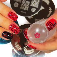 Vaga Nail Stamping Kits Of 10pc Nail Art Set Stamping Plate And Nail Stamper Scraper Nail Stamper Nail Kit Nail Stamp Kit