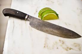 Feather Pattern Damascus Chef S Knife Chef Knife Damascus Chef Knives Knife