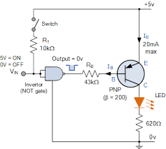 Pnp Transistor As A Switch Transistors Switch Electronics Projects