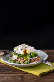 Fava Beans Herbs And A Poached Egg On Toast Make The Perfect Healthy Breakfast Poached Eggs Fava Beans Cooking For One