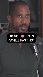 Do not workout while fasting