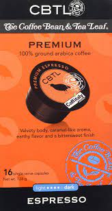 I worked at coffee bean for 3 years as a barista/cashier. Amazon Com Cbtl Premium Espresso Capsules By The Coffee Bean Tea Leaf 16 Count Box Grocery Tea Sampler Grocery Gourmet Food