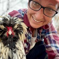 Nicolle Ferrier, Owner of Sugar Feather Farm Meet Nicolle, also known as  The Fowl Guru, with 20 years of experience in animal care. She's a  recognized expert in poultry, sharing her knowledge