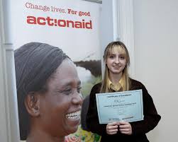 Congratulations to TY student Molly Linnane who competed in the final of  The Action Aid Speech Writing Competition. ActionAid Ireland celebrated the  exceptional talent of young advocates at the national finals of
