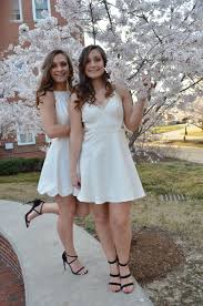 College Senior Pictures Twin Poses Twins Posing College Senior Pictures Graduation Dress