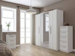 Buy designer luxury beds & bedroom sets online in india. Taylor Ready Assembled Bedroom Furniture White Light Grey Graphite The Furniture Co