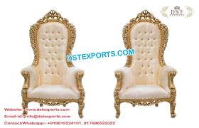 Stylish Wedding Reception Throne Chairs Dstexports Usa Washington Springfield Franklin Greenvil Luxury Furniture Sofa Wedding Chairs Carved Furniture