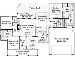 The open floor plan boasts a spacious front to back living/dining room with vaulted ceiling and stone fireplace. Farmhouse Plan 1 700 Square Feet 3 Bedrooms 2 Bathrooms 348 00045