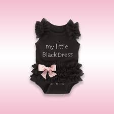 So Cute Is This My Little Black Dress Onesie For The Little Princess In Your Life I Love The Little Pink Bow And T Girl Outfits Baby Girl Clothes Baby Girl