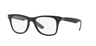 Ray Ban Glasses Black And Clear Ray Ban Wayfarer Eyeglasses Rx7034 5204 Matte Frame Black Clear Demo Lenses Size 50 17 150 New Plastic Demo Lens 50 19 150 Sunglasses Ray Bans Fashion