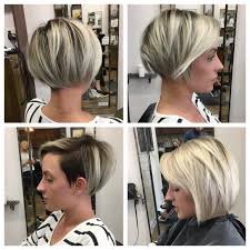 Sleek Undercut Pixie Bob With Blonde Balayage Blonde Balayage Blonde Balayage Bob Blonde Pixie Hair