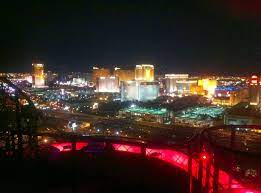 Downtown Las Vegas From The Vip Voodoo Lounge Balcony Rio Hotel Rio Hotel Downtown Las Vegas Travel Dreams