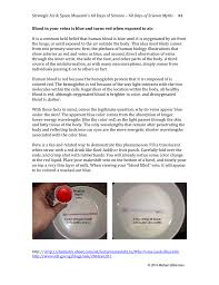The iron reacts with oxygen, giving blood its red color. Science Activity Ideas For Education 2