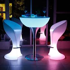 Light Up Chair Led Furniture Bar Table Table And Chairs