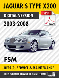 See body style, engine info and more specs. 2003 2008 Jaguar S Type Factory Workshop Manual Craig S Manuals