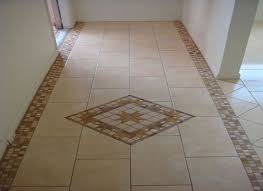 On Point Square In Rectangle Ceramic Floor Patterned Floor Tiles Floor Tile Design