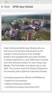Ada yang pada 28 oktober 2013 (isnin) telah mengadakan pertandingan drama (english subject) di open hall, kolej profesional mara ayer molek, melaka. Kolej Profesional Mara For Android Apk Download