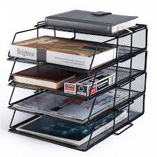 Grab some supplies and follow the instructions in this video to create your very own repurposed paper try. With Top Cover 3 4 5 Tiers Diy Metal Mesh Desktop File Holder Organizer Letter Tray Document Paper Rack Office School Dormitory Desk Walmart Canada