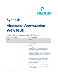 Synopsis Algemene Voorwaarden WGA PLUS | Aevitae