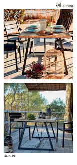 L'humeur est au repas en terrasse. Alinea Dublin Table De Jardin En Resine Et Fer 4 A 6 Places Jardin Tables Et Chaises De Jardin Repas Jardin Table Et Chaises De Jardin Mobilier Jardin