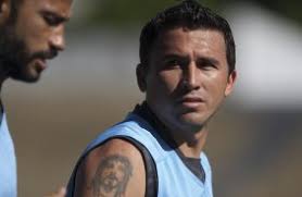 Edgar Balbuena durante o treino do Corinthians realizado esta tarde no  Parque São Jorge; o próximo jogo do time será domingo, dia 08/11, contra o  Santo André, no Pacaembu, pelo returno do