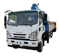 China ISUZU NPR 700P 4x2 Palfinger Crane Truck Max Height 10 Meter 3.2 Tons  Lift Weight Trucks for Sale
