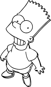 Awesome Bart The Simpsons Look Up Coloring Page Hypebeast Iphone Wallpaper Coloring Pages The Simpsons