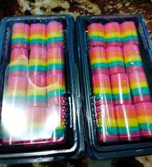 50 ml santan 1 sdt pandan pasta. Jual Kue Rainbow Gulung Mini Isi Meses Atau Selai Di Lapak Rengga Srimay Lian Bukalapak