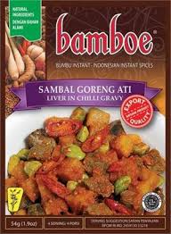 Mau mencoba 3 variasi resep sambal goreng tempe bumbu paling enak? Sambal Goreng Ati Liver In Chili Sauce 1 9 Oz By Bamboe