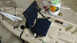 After this instructable you will never be up a creek without the means of building a paddle. Diy Stadium Seat And Homemade Kayak Seat With Pvc Goodbye Yak Back Kayak Accessories Diy Kayak Kayak Seat