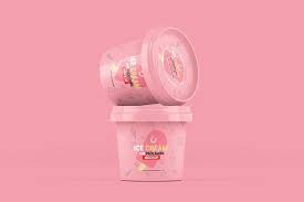 Ice Cream Jar Packaging Mockup Jar Packaging Packaging Mockup Bottle Mockup
