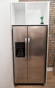 A First Look At Assembling Ikea S New Kitchen Cabinets Sektion Part 1 Construction Refrigerator Cabinet Ikea New Kitchen New Kitchen Cabinets
