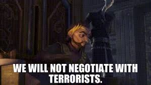The most famous and inspiring quotes from star wars: Yarn We Will Not Negotiate With Terrorists Star Wars The Clone Wars 2008 S05e04 Adventure Video Gifs By Quotes 38e6e05a ç´—