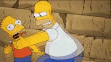 # homer simpson # angry # bart simpson # episode 4 # season 16. Homer Choking Bart Gifs Tenor