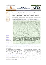 Pdf Overview Of Arachnids And Arachnology In Iran