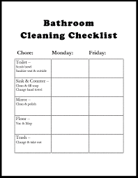 toilet cleaning schedule template 1000 ideas about cleaning