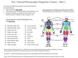 Fibromyalgia fibromyalgie fibromyalgia syndrome weichteilrheumatismus. Fibromyalgia A Clinical Approach