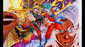 Naruto is a great ninja and is even regarded as a hero by both villagers and the shinobi world. Goku Vs Naruto Drawing Cute766