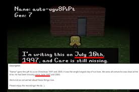 Sounds like you might continue with 'when suddenly my father died.' ie the working was a processs that was happening at the time some. Rainer Was Working On Marvin S Version Of Petscop While He Was Missing Petscop