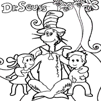Dr Seuss Coloring Pages Surfnetkids
