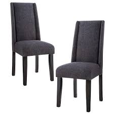 Charlie Modern Wingback Dining Chair Set Of 2 Granite Dining Chairs Wingback Dining Chair Chair