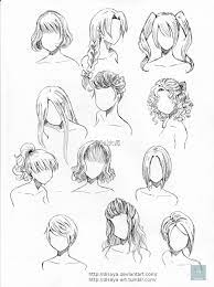 How To Draw Hair Hair Reference Anime Hair
