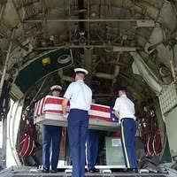 Engineman 1st Class Daniel Citizen from Lafayette, La., front, and  Engineman 2nd Class David Larson, from Bigelow, Ark., prepare the main  machinery room number 2 operating station for an operational test. -