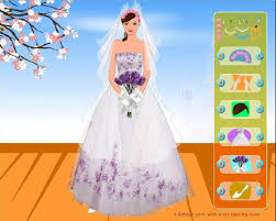 Barbie fashionistas doll #160, long brunette hair wearing patterned orange dress. Wedding Dress Up Games For Girls Dress Yp