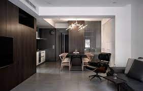 A Simple Apartment With A Clean Color Palette Simple Apartments Contemporary House House Design