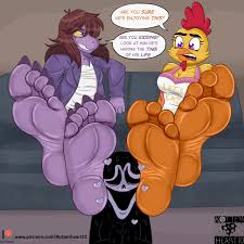 Susie and chica feet on blarf by RottenPaws -- Fur Affinity [dot] net