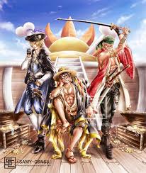 One piece is a popular anime and manga by eiichiro oda in the comedy, adventure, fantasy, and shonen genres. Fan Art Monster Trio New Look One Piece Samy Consu Illustrations Art Street