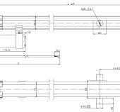 Solar Tracker Linear Actuator, 12V/24V, 10-15KN, 50-1200mm Stroke, 3.0mm/s
